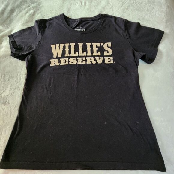 Willie's Reserve Independent Farmers Black Tshirt With Graphics Size XL - Picture 1 of 5
